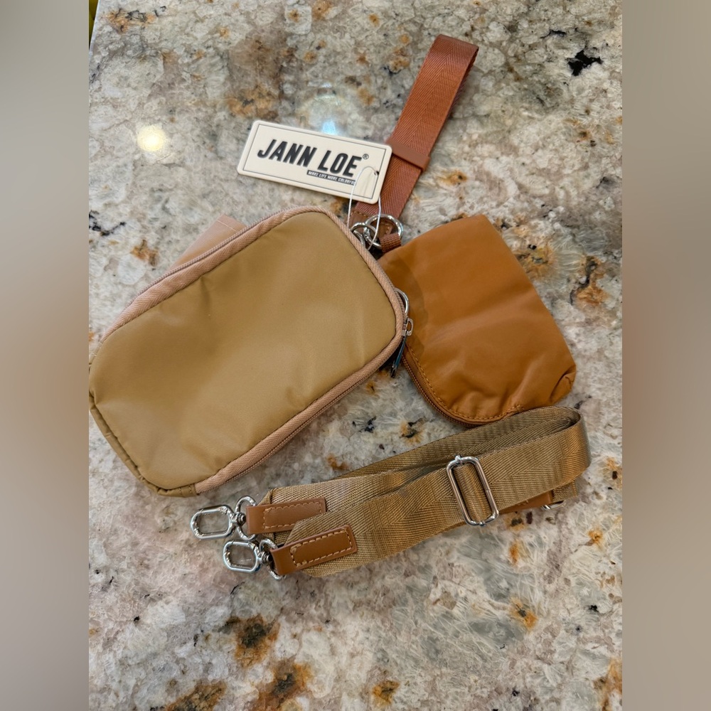 Tan Crossbody Bag Set - Picture 2 of 5